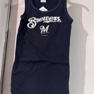 NWT Women’s Brewers Tank Top Large in Navy